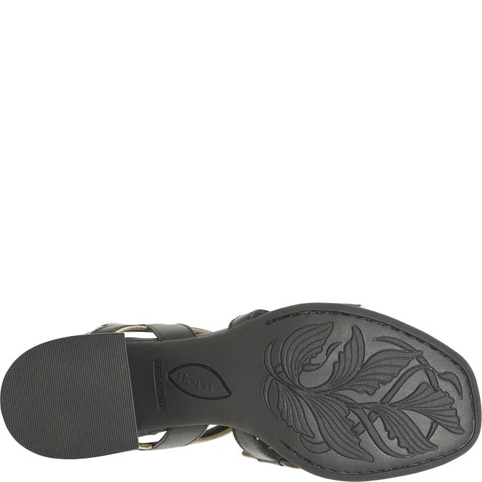 Born Women's Sofia Heeled Sandal - Black/Birch - Image 7