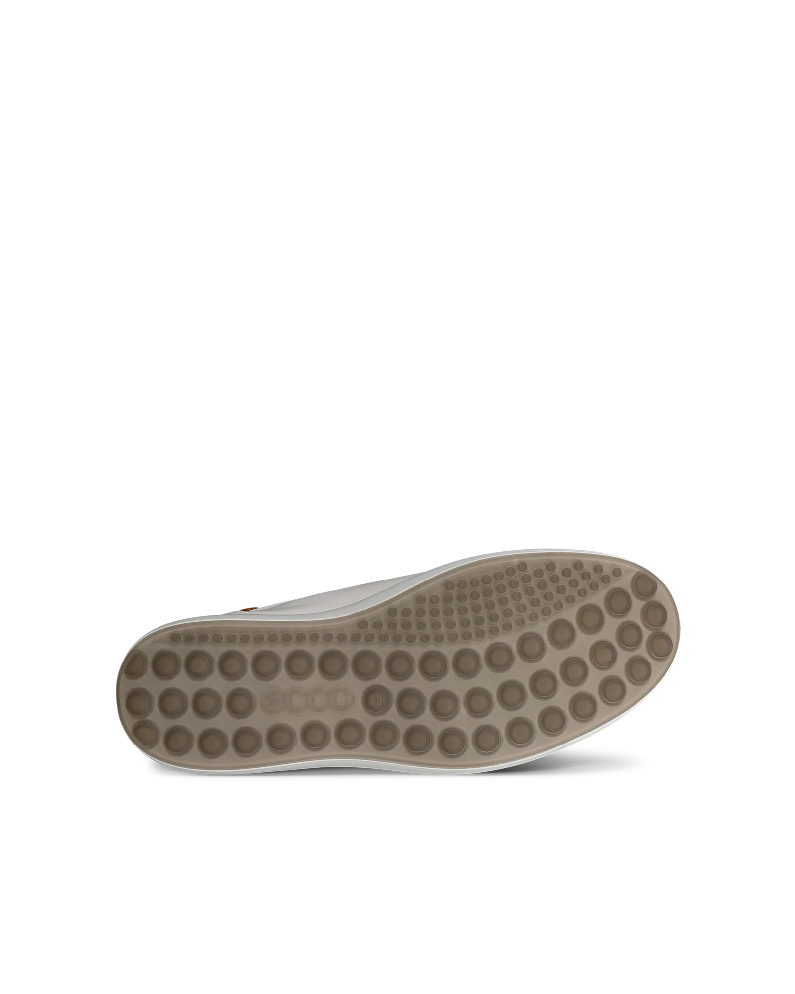 Ecco Men's Soft 7 Easy Slip In Sneaker - White/Lion - Image 6