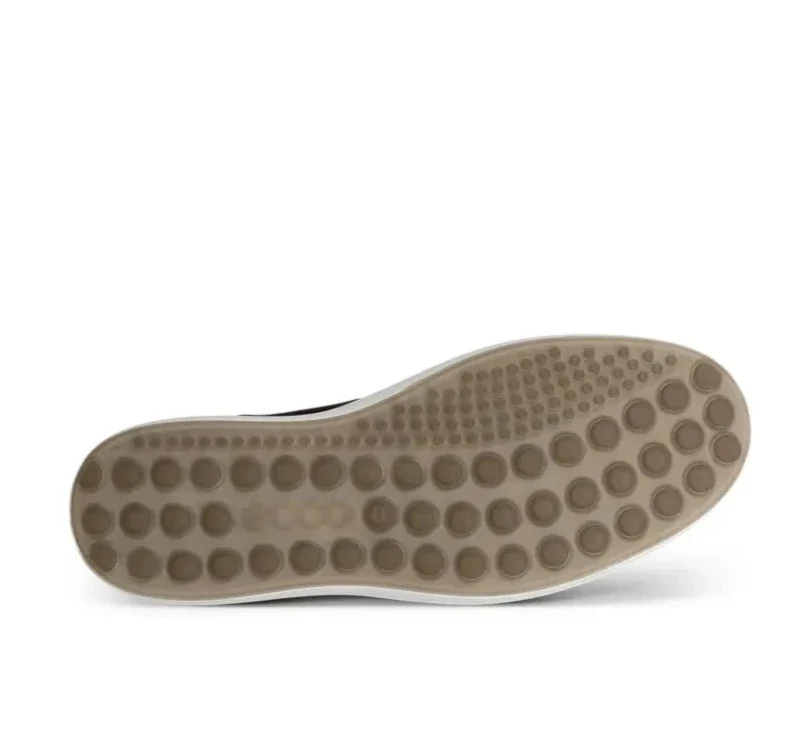 ECCO Men's Soft 7 Plain Lace-Up Sneaker - Black - Image 4
