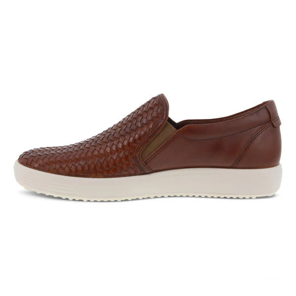 ECCO Women's Soft 7 Slip-On - Cognac - Image 3