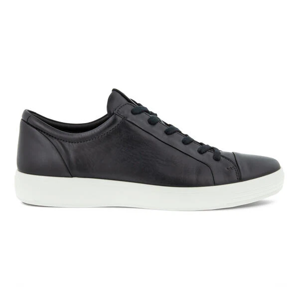 Ecco Men's Soft 7 City Sneaker - Black - Image 2