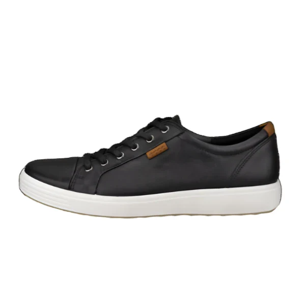 Ecco Men's Soft 7 Sneaker - Black - Image 2