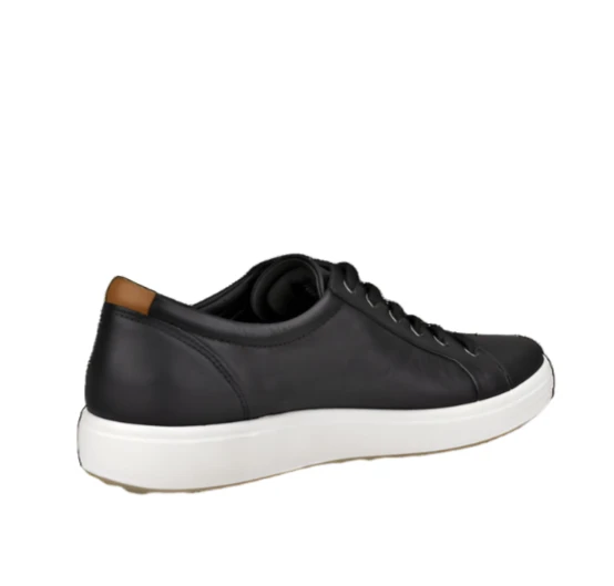 Ecco Men's Soft 7 Sneaker - Black - Image 4