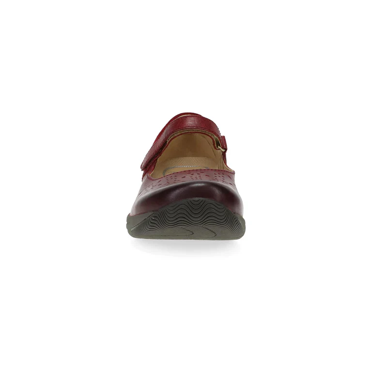 Dansko Stacy Mary Jane Clog - Red Waxy Burnished - Image 3