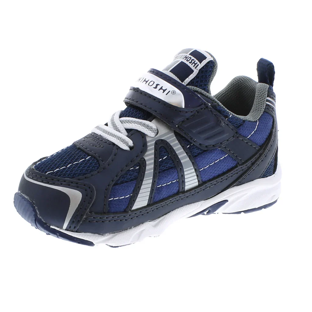 Tsukihoshi Baby Storm Sneaker (Sizes 5-8) - Navy/Silver - Image 2