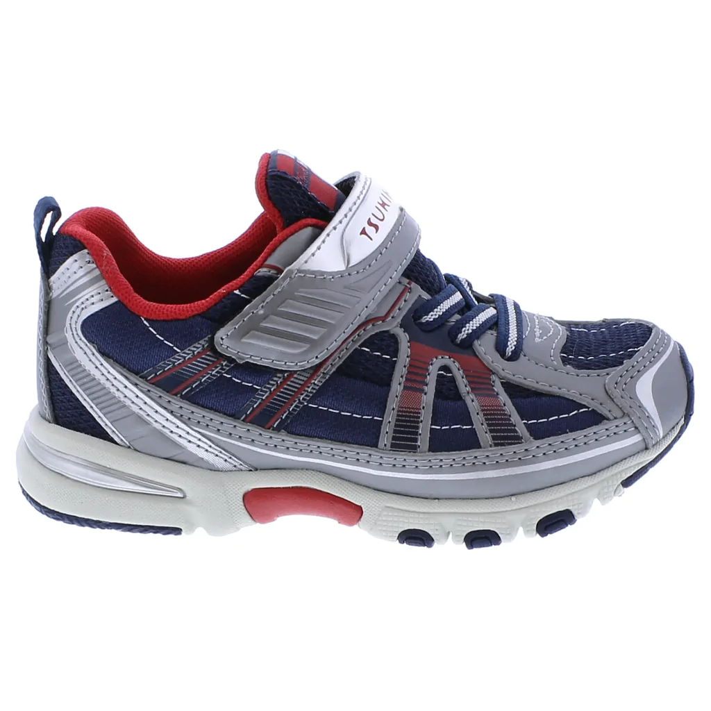 Tsukihoshi Children's STORM Shoes - Steel/Cobalt (Sizes 8.5 - 1) - Image 4