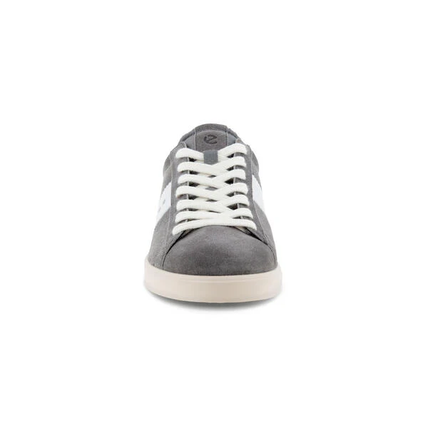 ECCO WOMEN'S STREET LITE SNEAKER - Steel/White - Image 4