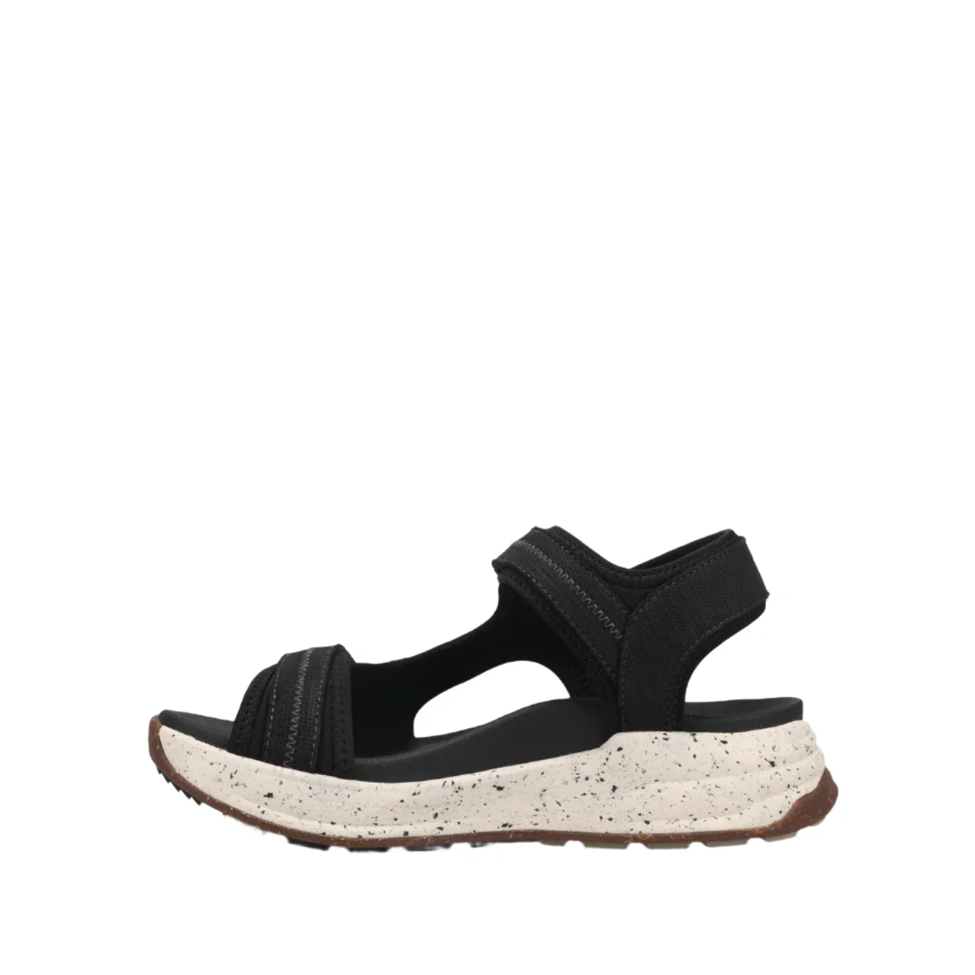 Taos Women's Super Side Strap Sandal - Black Emboss - Image 2