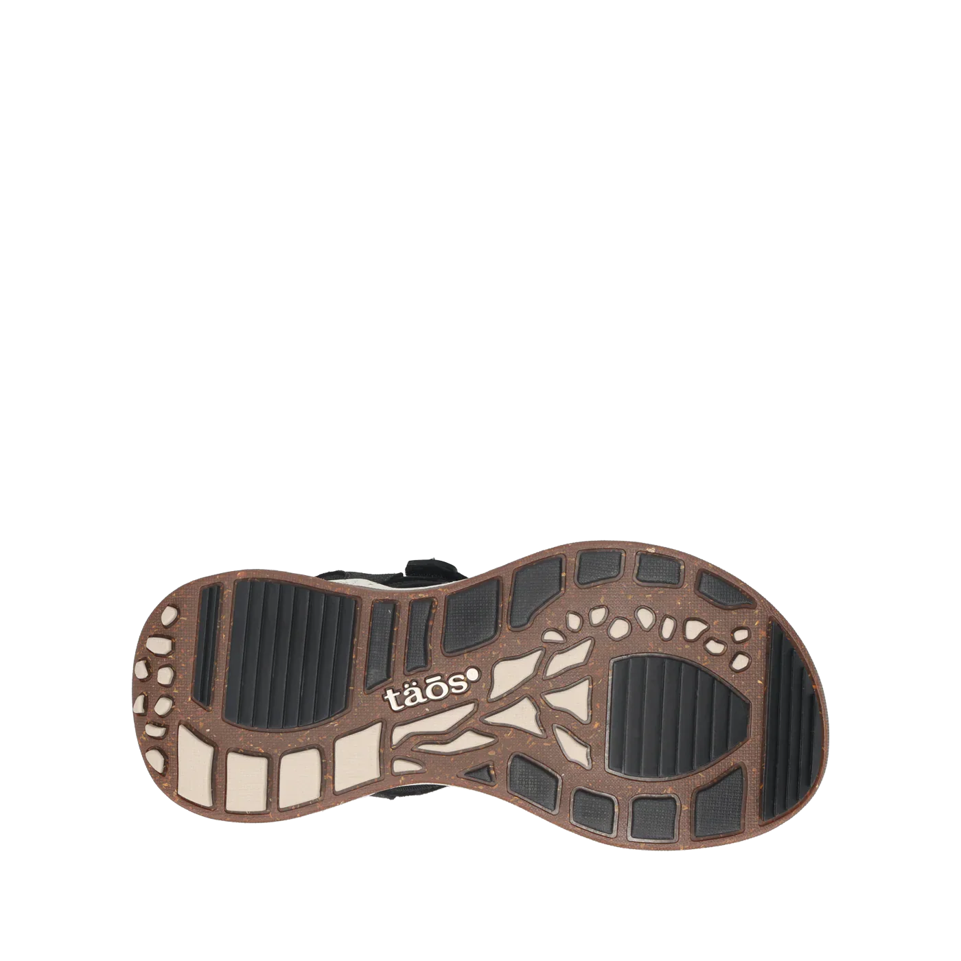 Taos Women's Super Side Strap Sandal - Black Emboss - Image 6