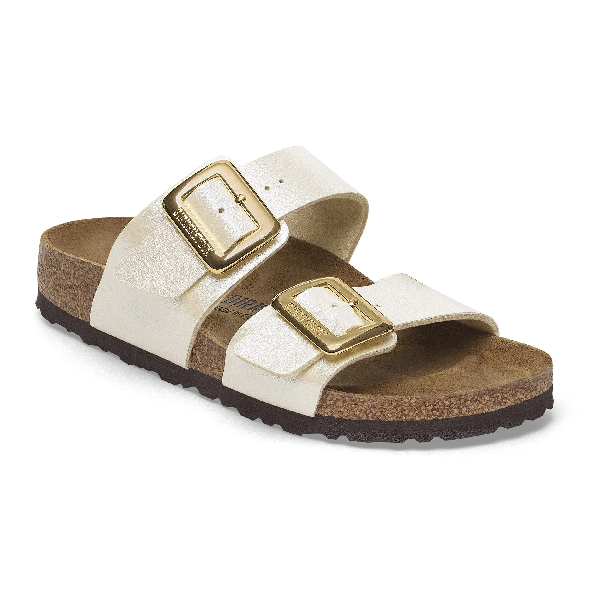 Birkenstock Women's Sydney Birko-Flor Luxe Sandal - Graceful Pearl White