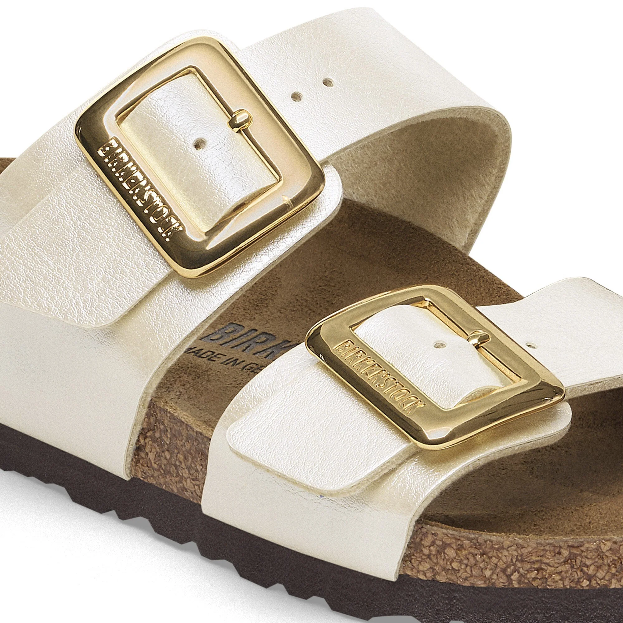 Birkenstock Women's Sydney Birko-Flor Luxe Sandal - Graceful Pearl White - Image 4