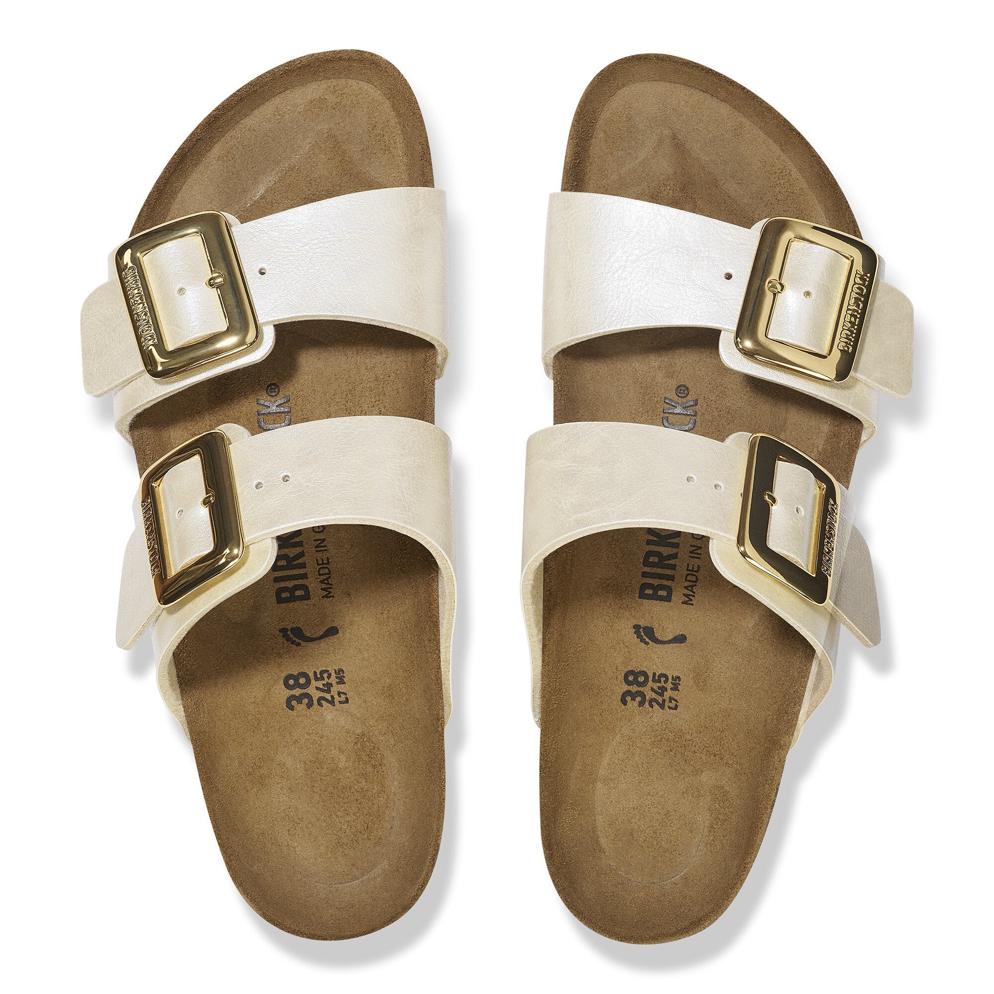Birkenstock Women's Sydney Birko-Flor Luxe Sandal - Graceful Pearl White - Image 5