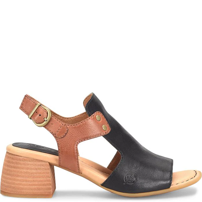 Born Women's Sylvie Sandals - Black/Brown - Image 3