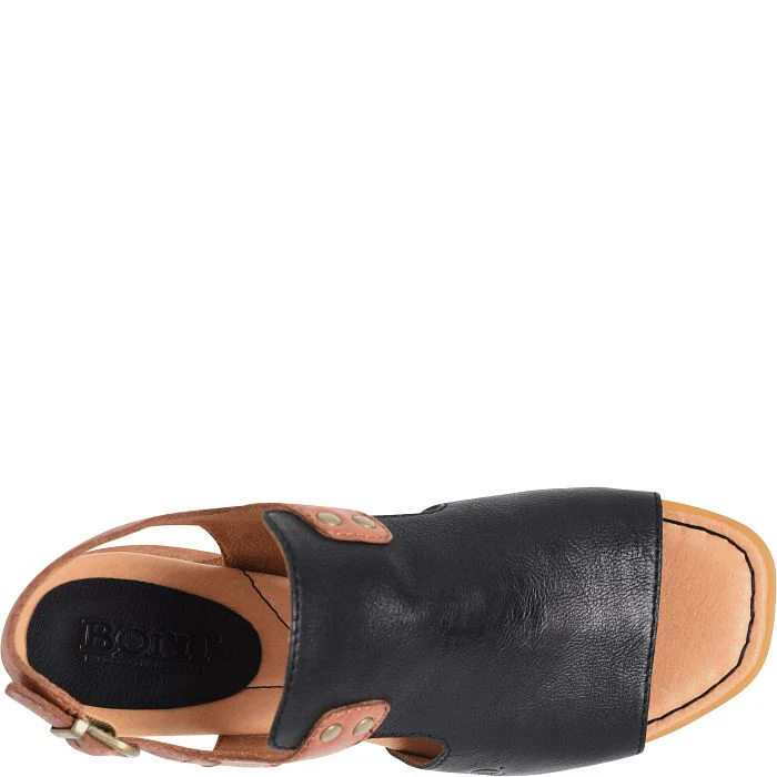 Born Women's Sylvie Sandals - Black/Brown - Image 5