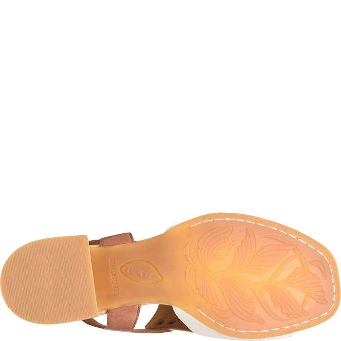 Born Women's Sylvie Sandals - White/Brown - Image 6