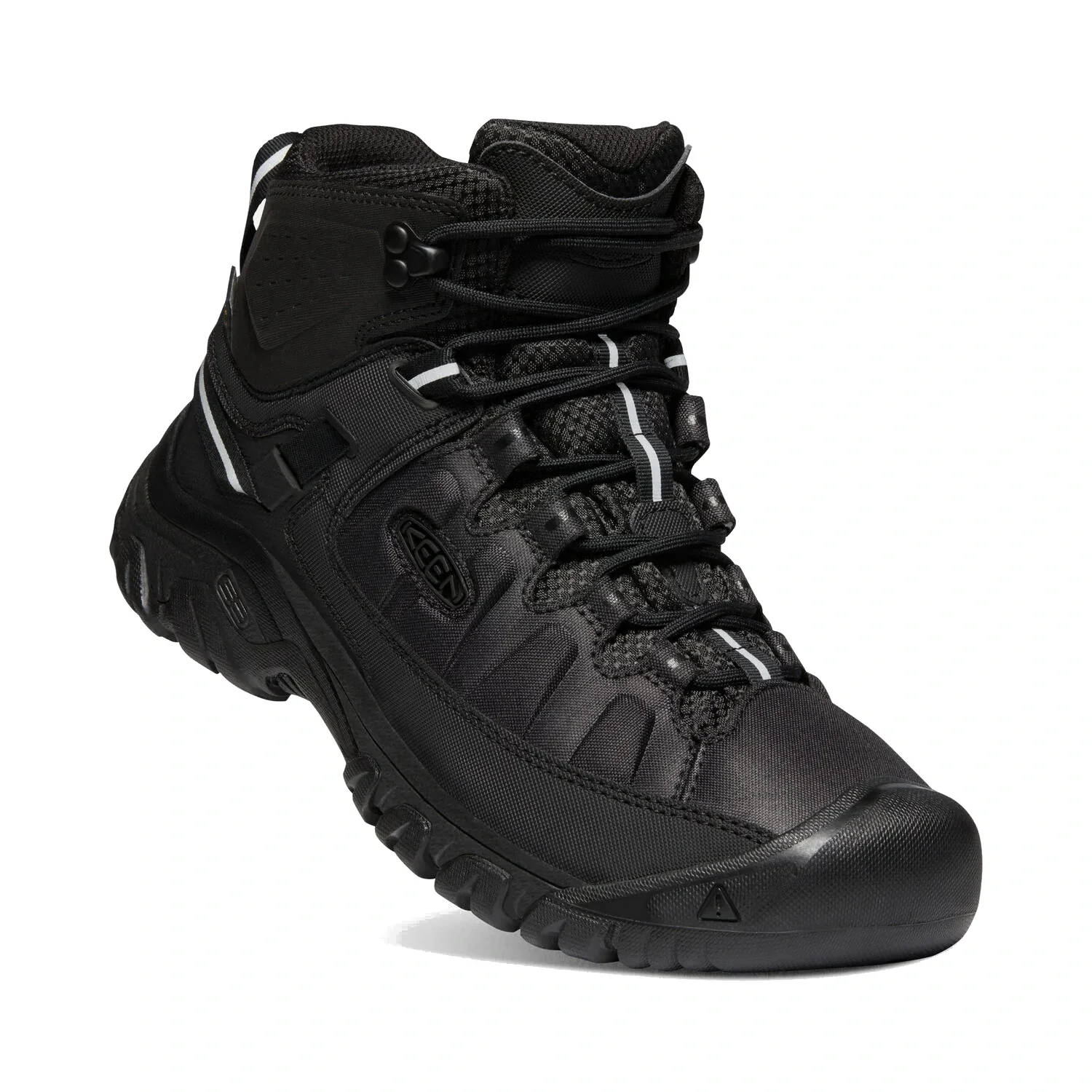 Keen Men's Targhee EXP Waterproof Mid - Black/Black - Image 2