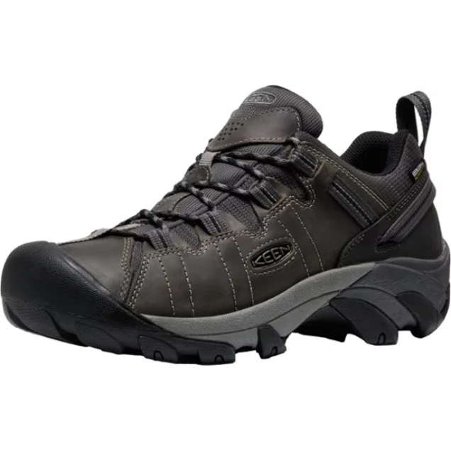 Keen Men's Targhee II Waterproof Hiking Boots - Steel Grey/ Black - Image 4
