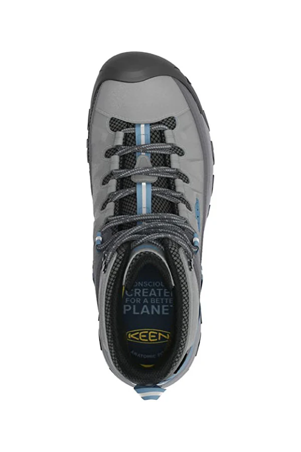 Keen Men's Targhee III Waterproof Mid - Drizzle/Captain's Blue - Image 2