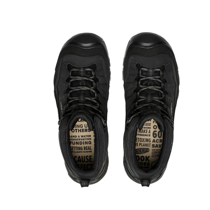 Keen Men's Targhee IV Waterproof Hiking Boots - Triple Black - Image 3