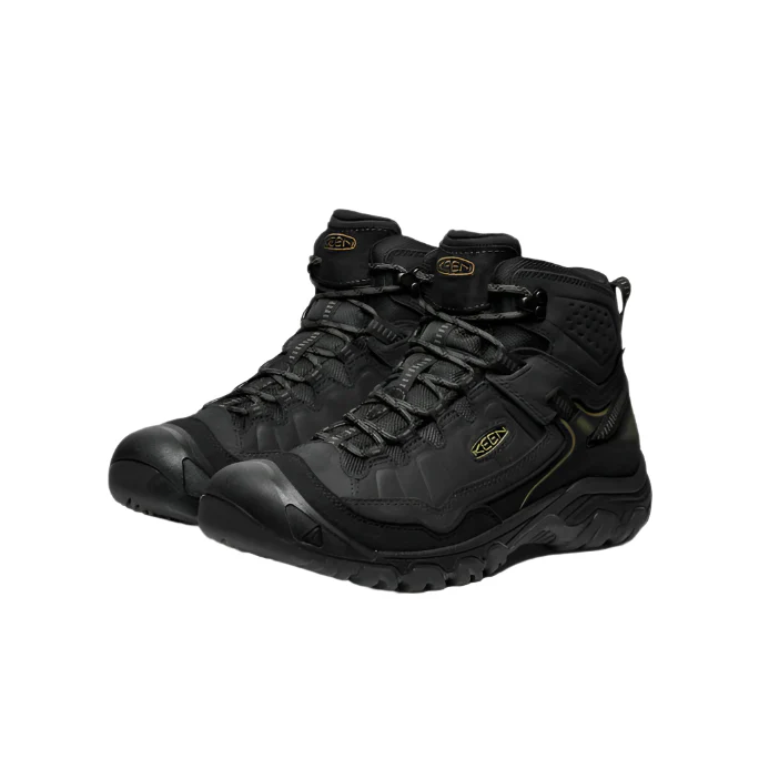 Keen Men's Targhee IV Waterproof Hiking Boots - Triple Black - Image 4
