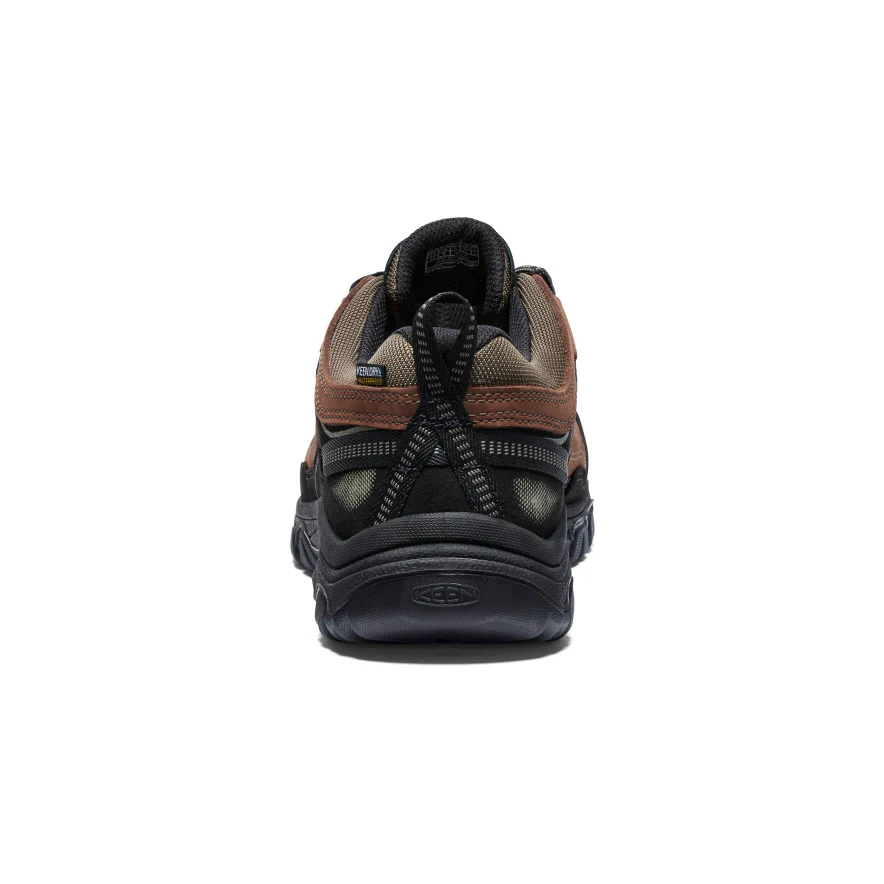 Keen Men's Targhee IV Waterproof Hiking Shoe - Bison/Black - Image 2