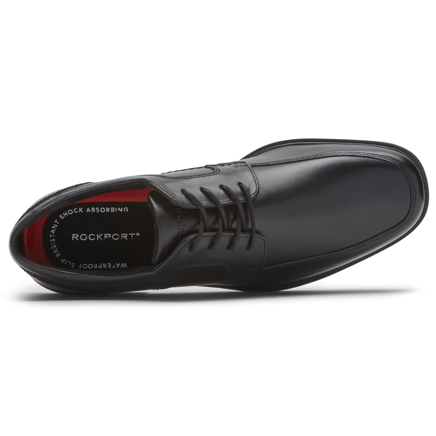 Rockport Men's Taylor Waterproof Apron Toe Oxford - Black - Image 3
