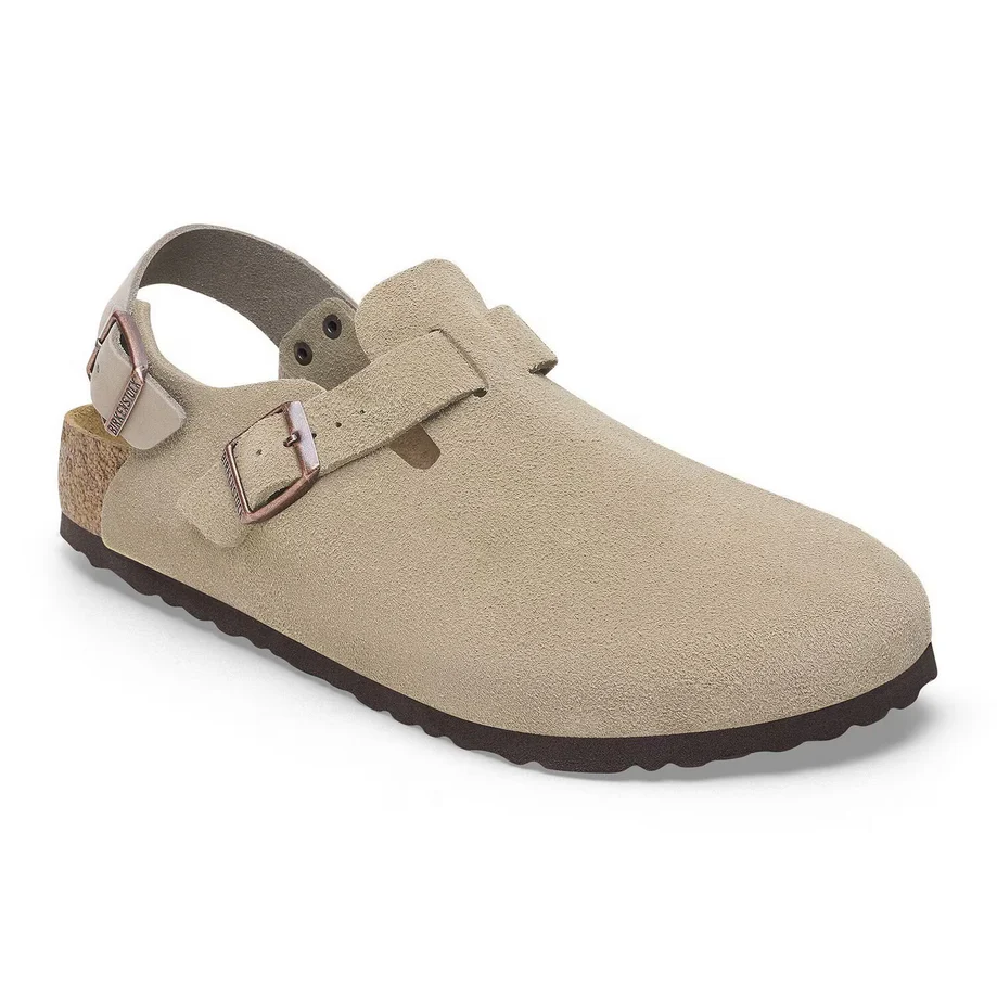 Birkenstock Women's Tokio Clog - Taupe Suede