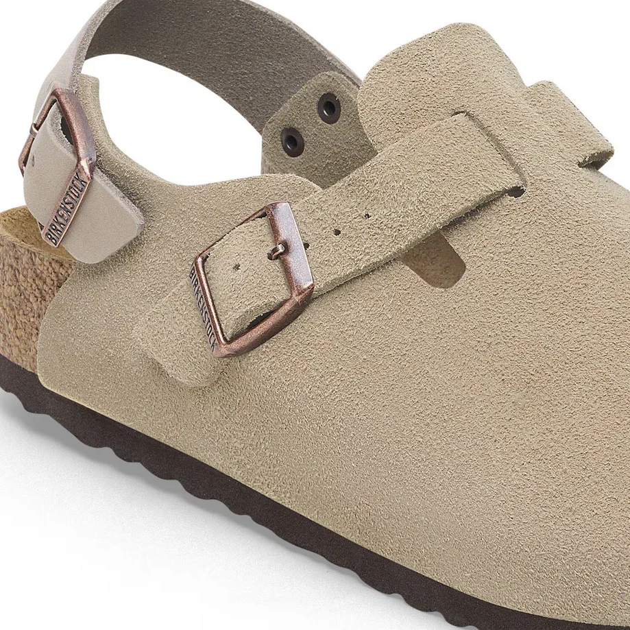Birkenstock Women's Tokio Clog - Taupe Suede - Image 4