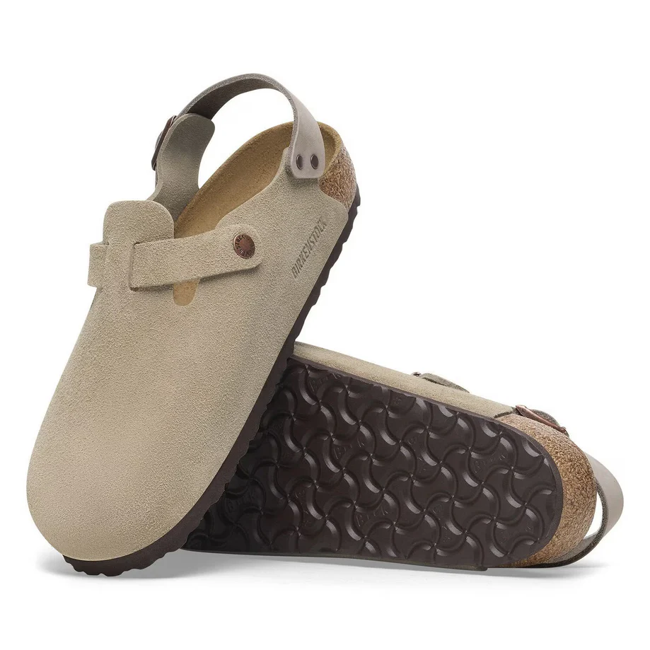 Birkenstock Women's Tokio Clog - Taupe Suede - Image 6