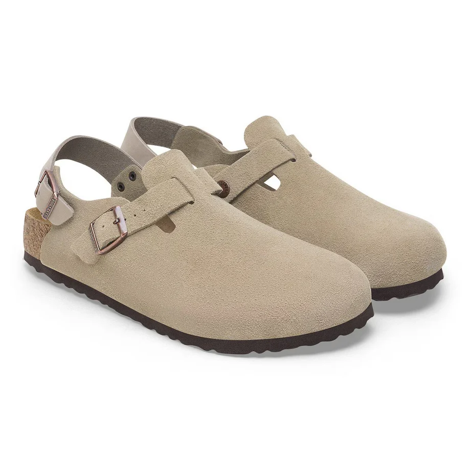 Birkenstock Men's Tokio Clog - Taupe Suede - Image 3