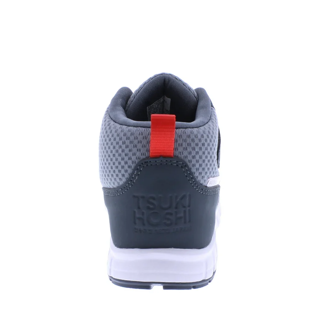Tsukihoshi Child (Sizes 7-1) Tokyo Waterproof Sneaker - Slate/Red - Image 6