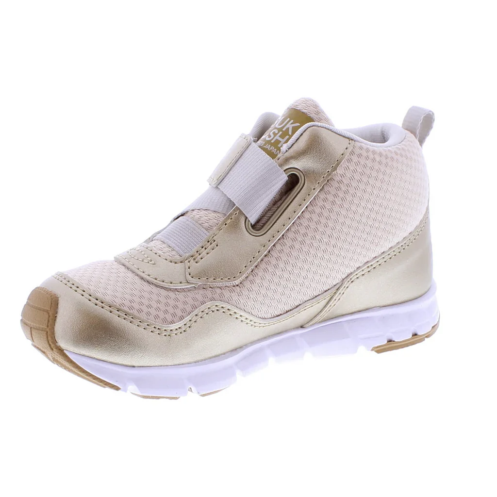 Tsukihoshi Youth (Sizes 1.5-5) Tokyo Waterproof Sneaker - Gold/Champagne - Image 4