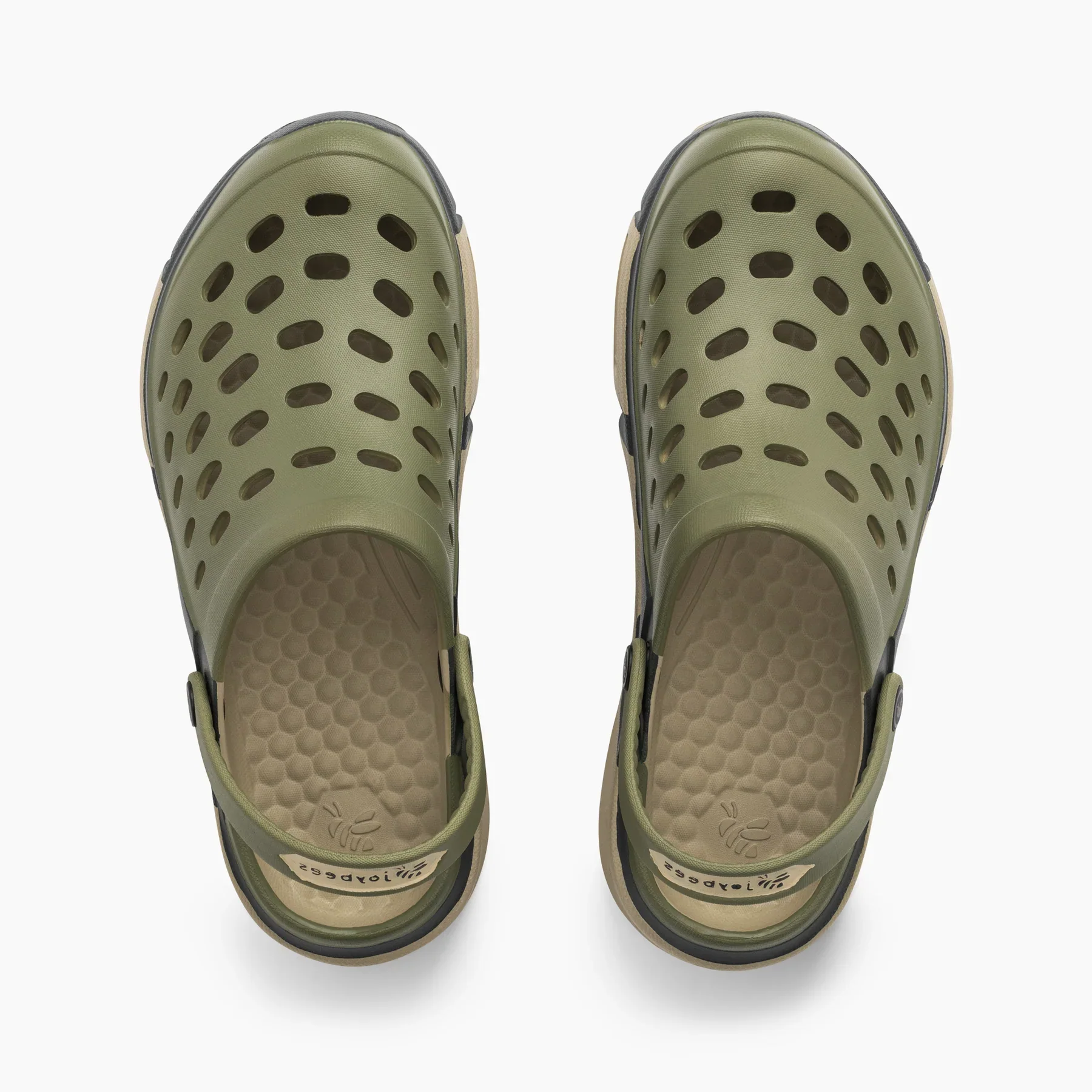 Joybees Men's Trekking Clog - Dusty Olive/Charcoal - Image 9