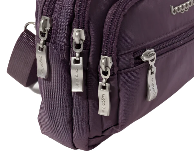 Baggallini Women's Triple Zip Bag - Misty Purple - Image 5