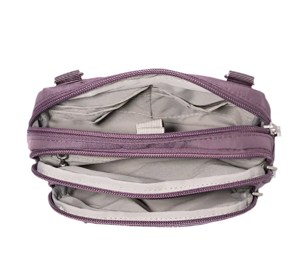 Baggallini Women's Triple Zip Bag - Misty Purple - Image 6