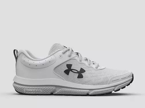 Under Armour Men's Charged Asset 10 Sneaker - White - Image 6