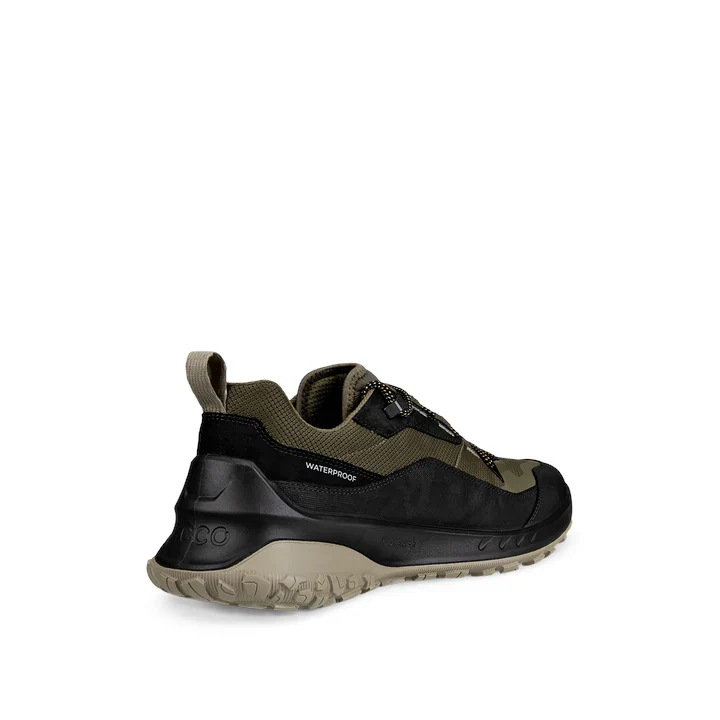 ECCO Men's ULT-TRN WATERPROOF Low Sneaker - Black/Tarmac - Image 2