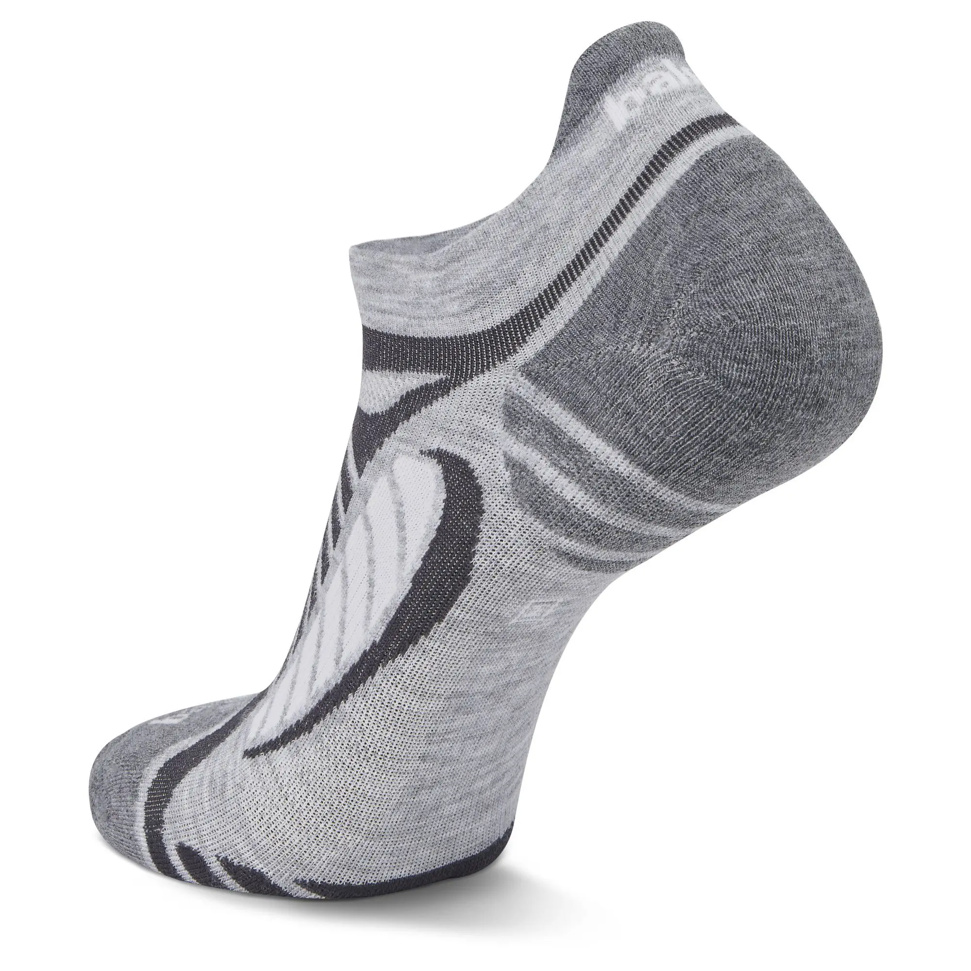 Balega Women's Ultralight No Show Sock - Grey/White - Image 6
