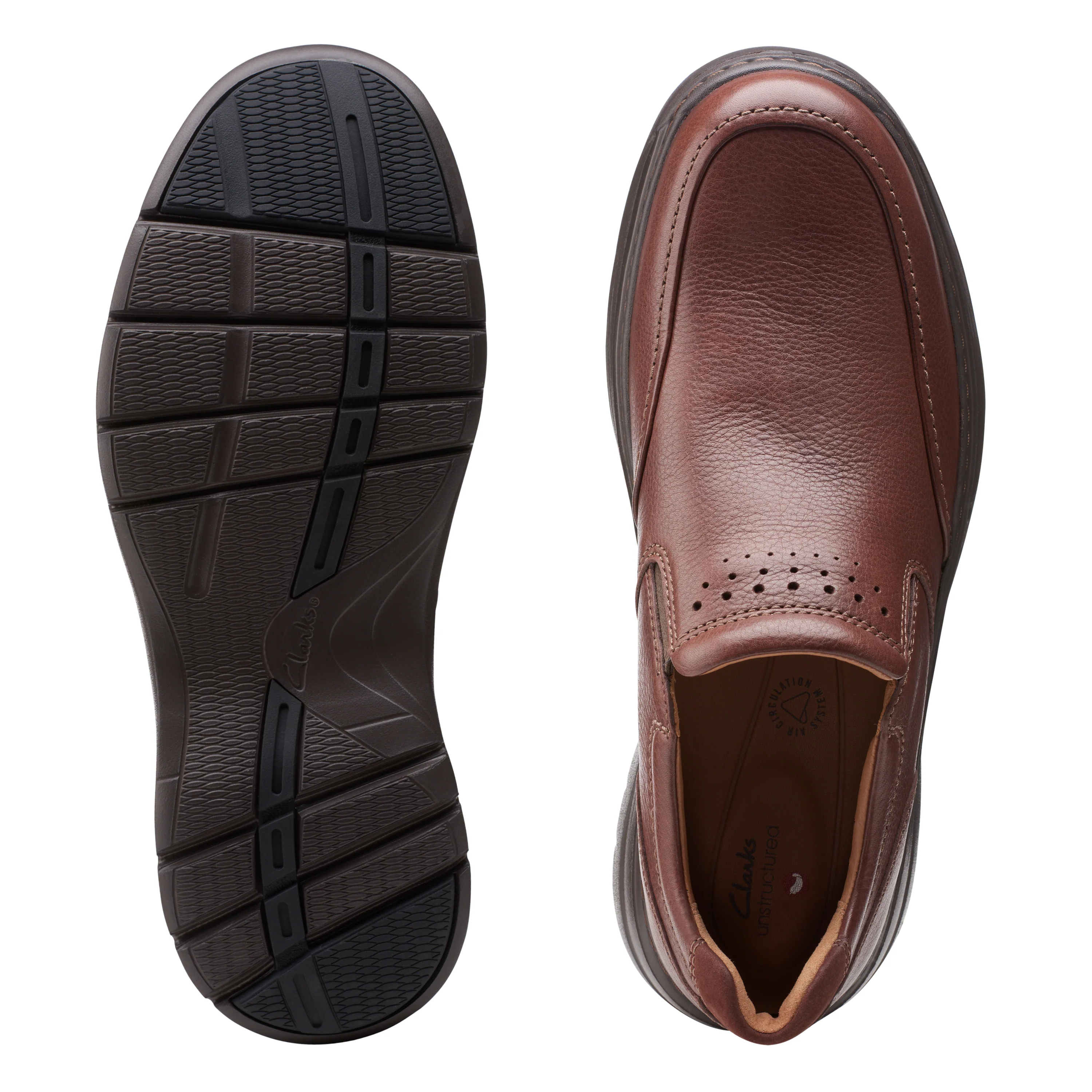 Clarks Men's Un Brawley Step - Mahogany - Image 7