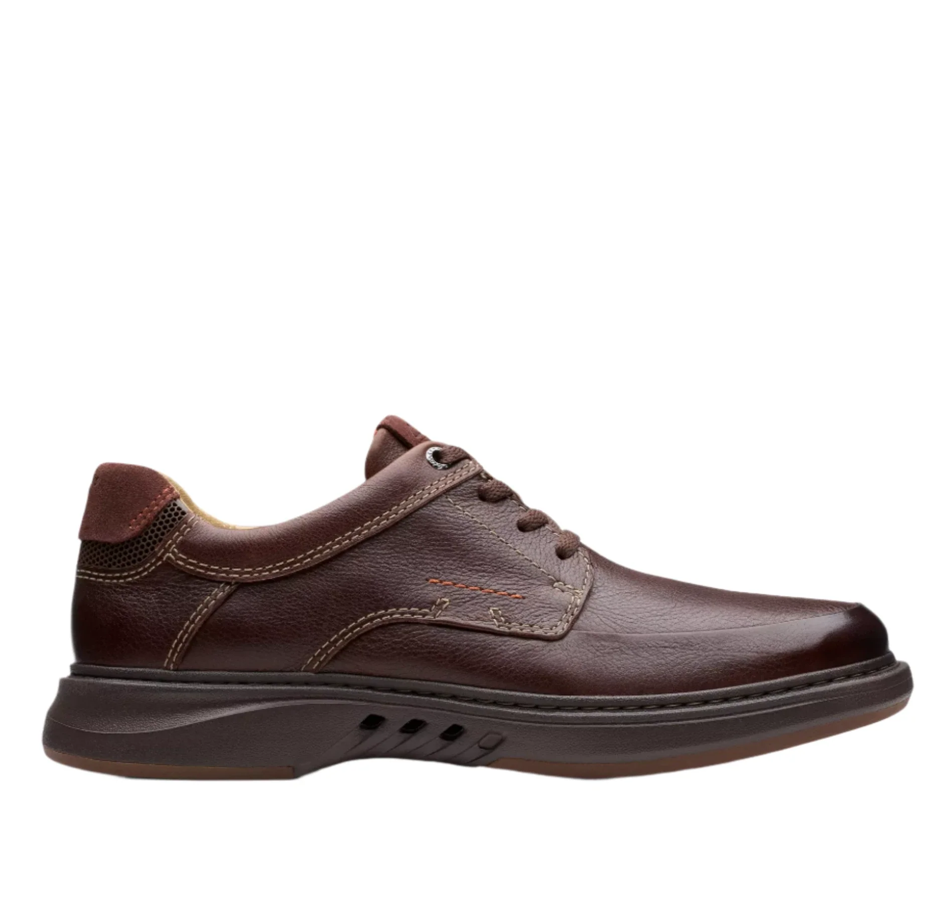 Clarks Men's Un Briley Lace Shoe - Mahogany - Image 3