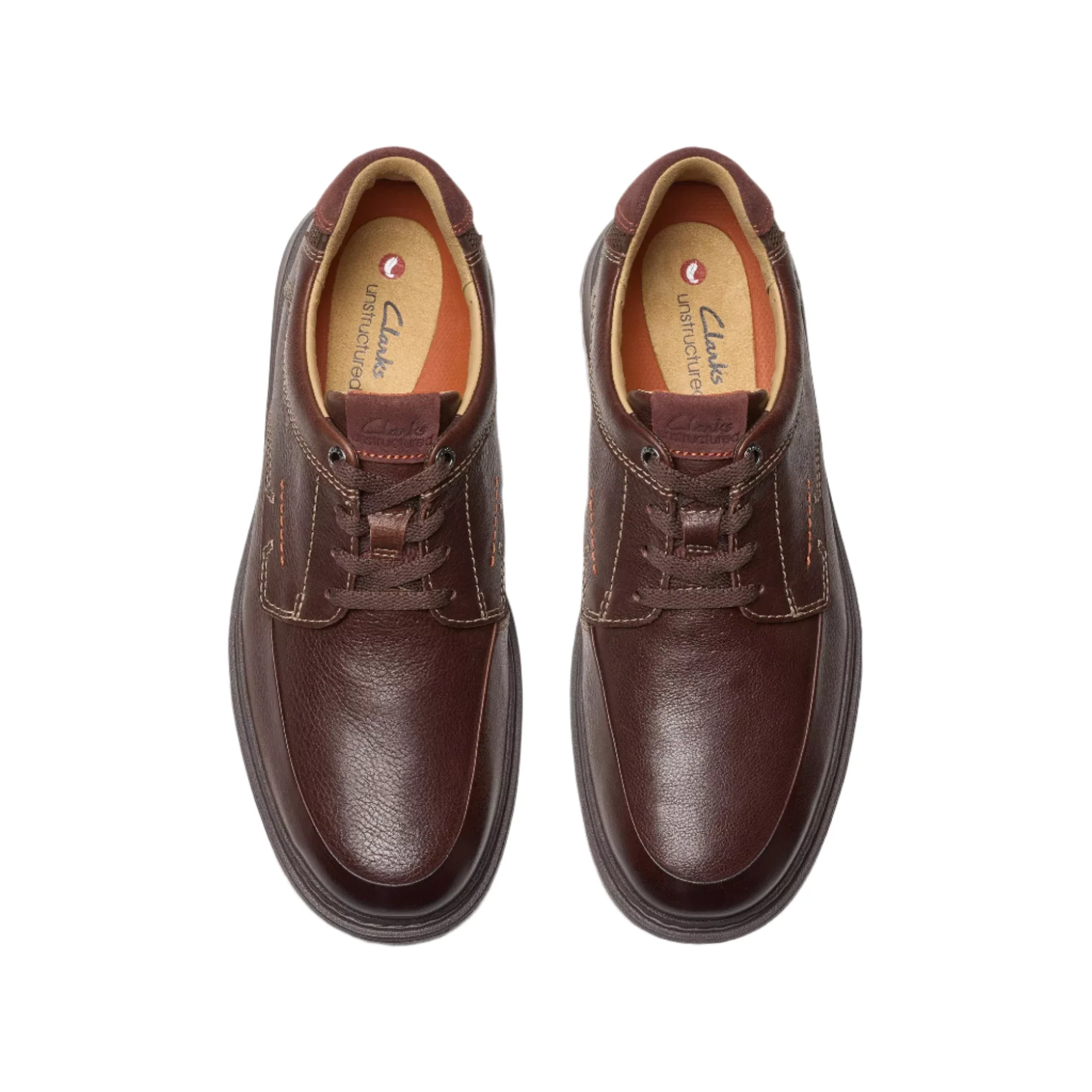 Clarks Men's Un Briley Lace Shoe - Mahogany - Image 4