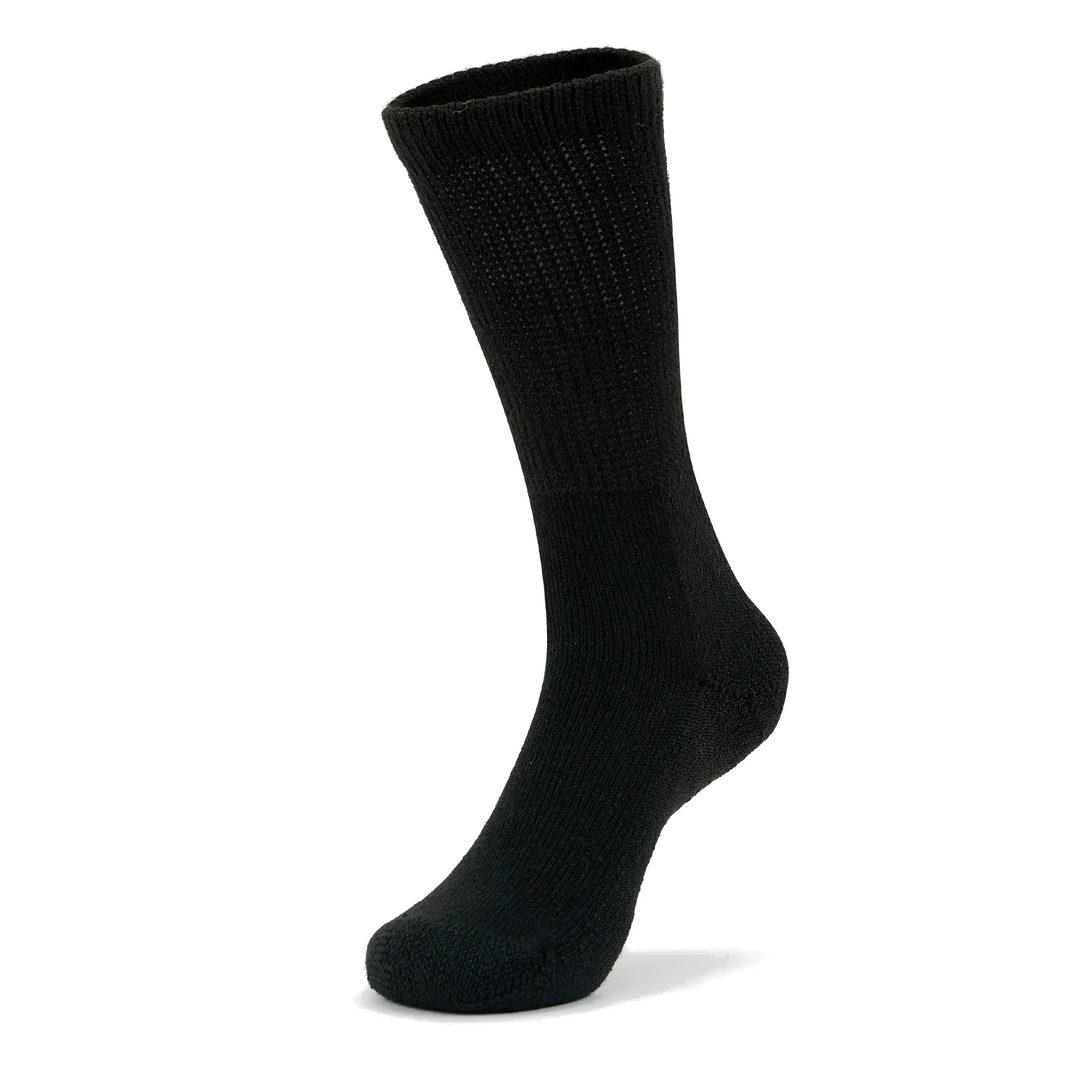 Thorlos Moderate Cushion Crew Walking Socks - Black - Image 3