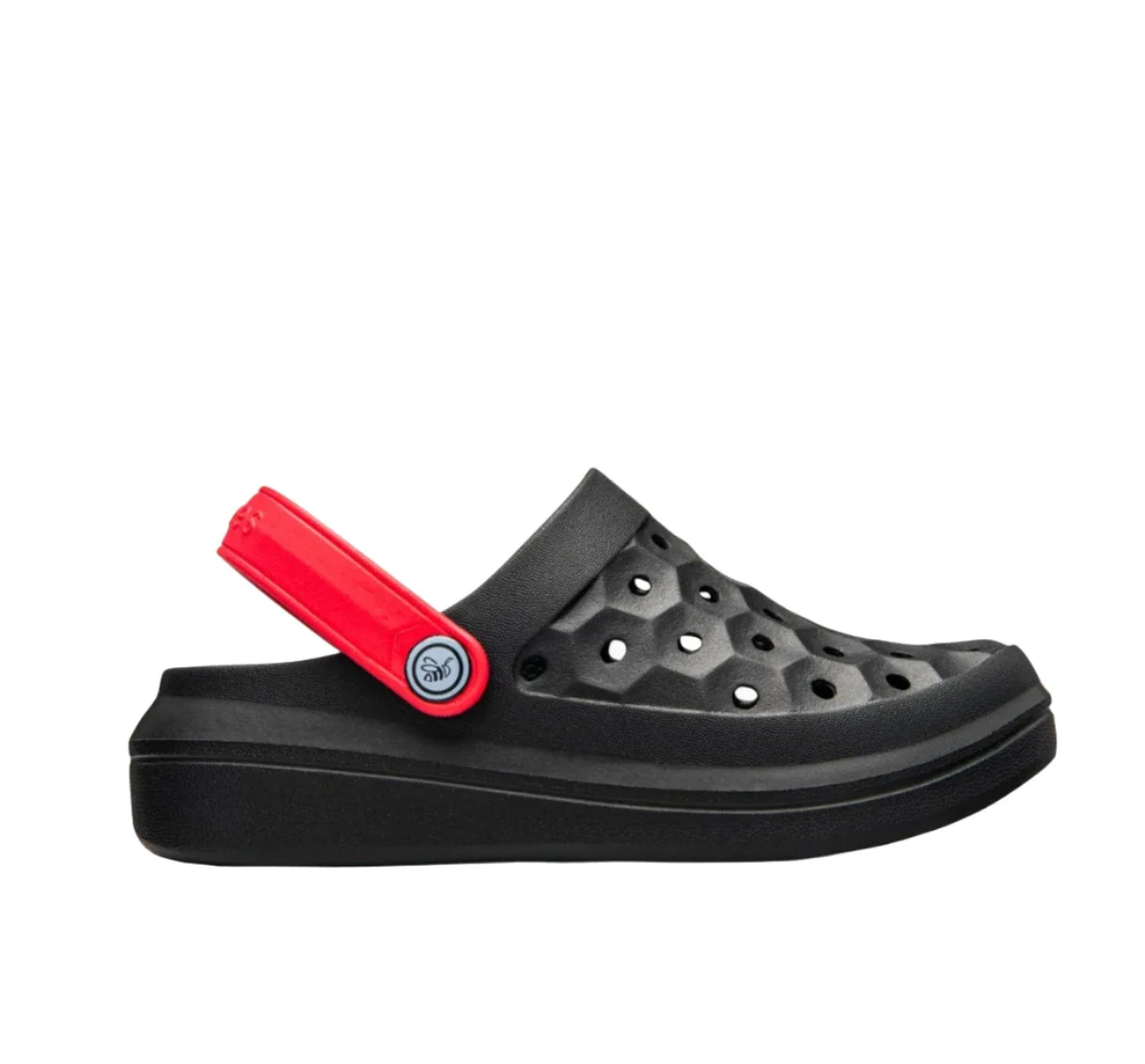 Joybees Kids' Varsity Clog - Black/Red - Image 2