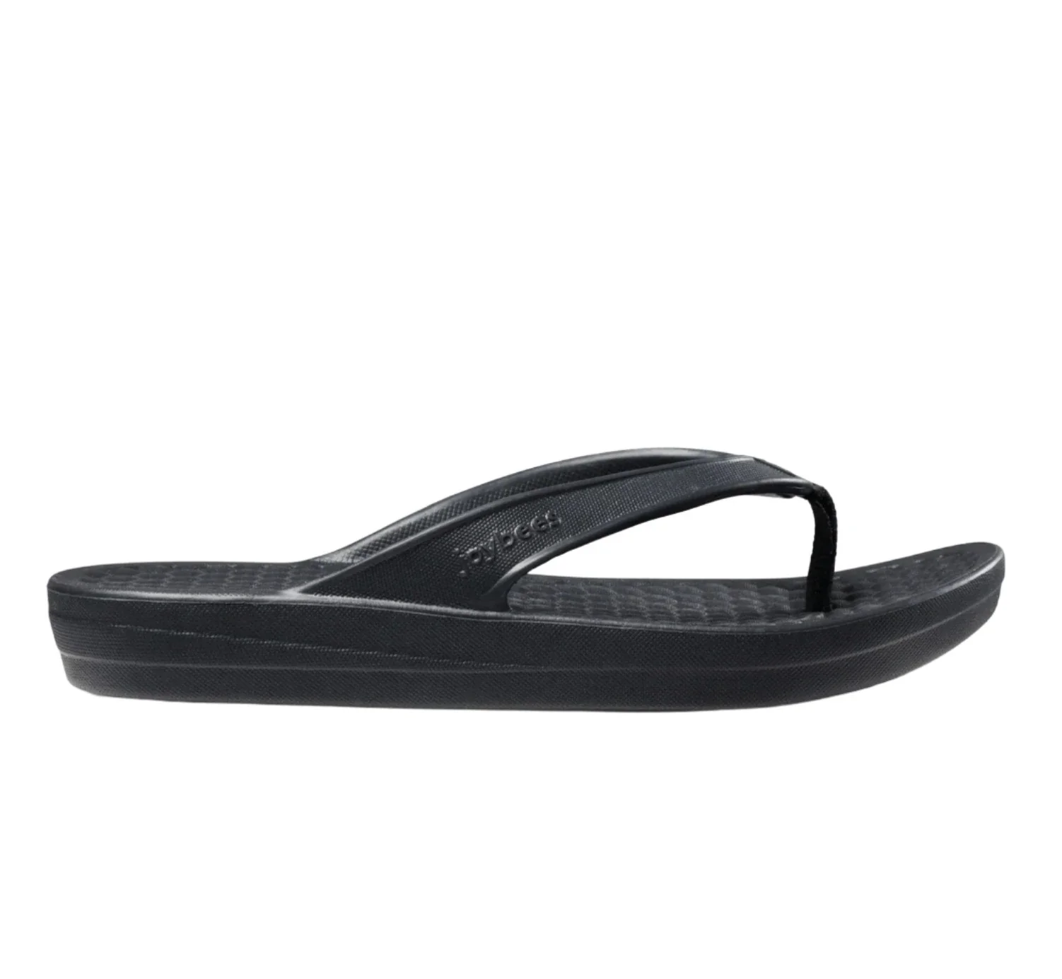 Joybees Women's Varsity Flip Sandal - Coal - Image 2