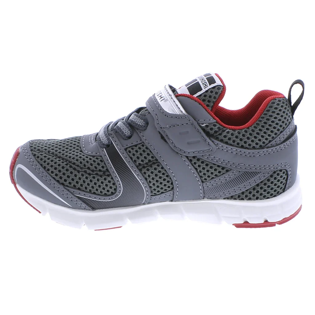 Tsukihoshi Child Velocity (Sizes 7 - 1) - Gray/Red - Image 2