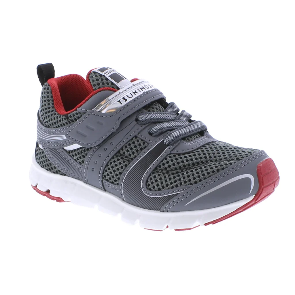 Tsukihoshi Child Velocity (Sizes 7 - 1) - Gray/Red - Image 3