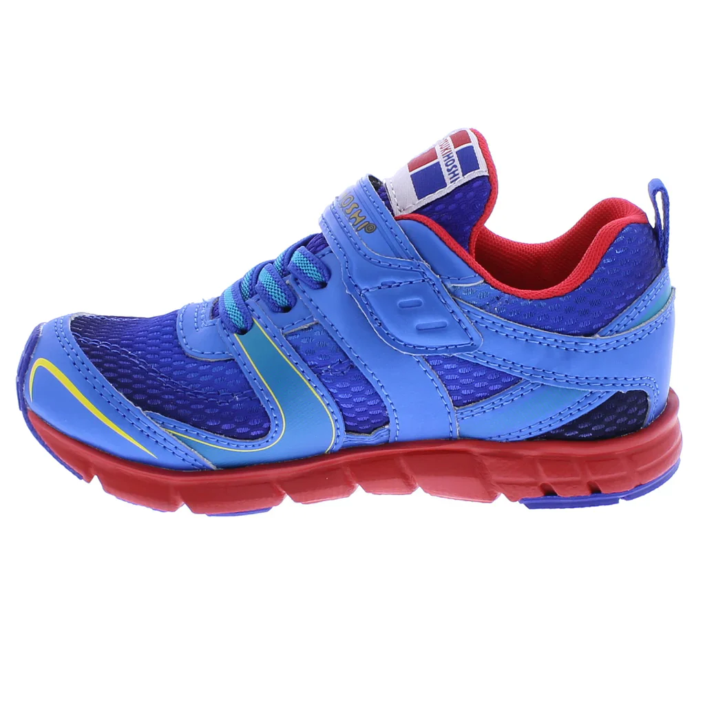 Tsukihoshi Child Velocity (Sizes 7 - 1) Sneaker - Blue/Red - Image 2