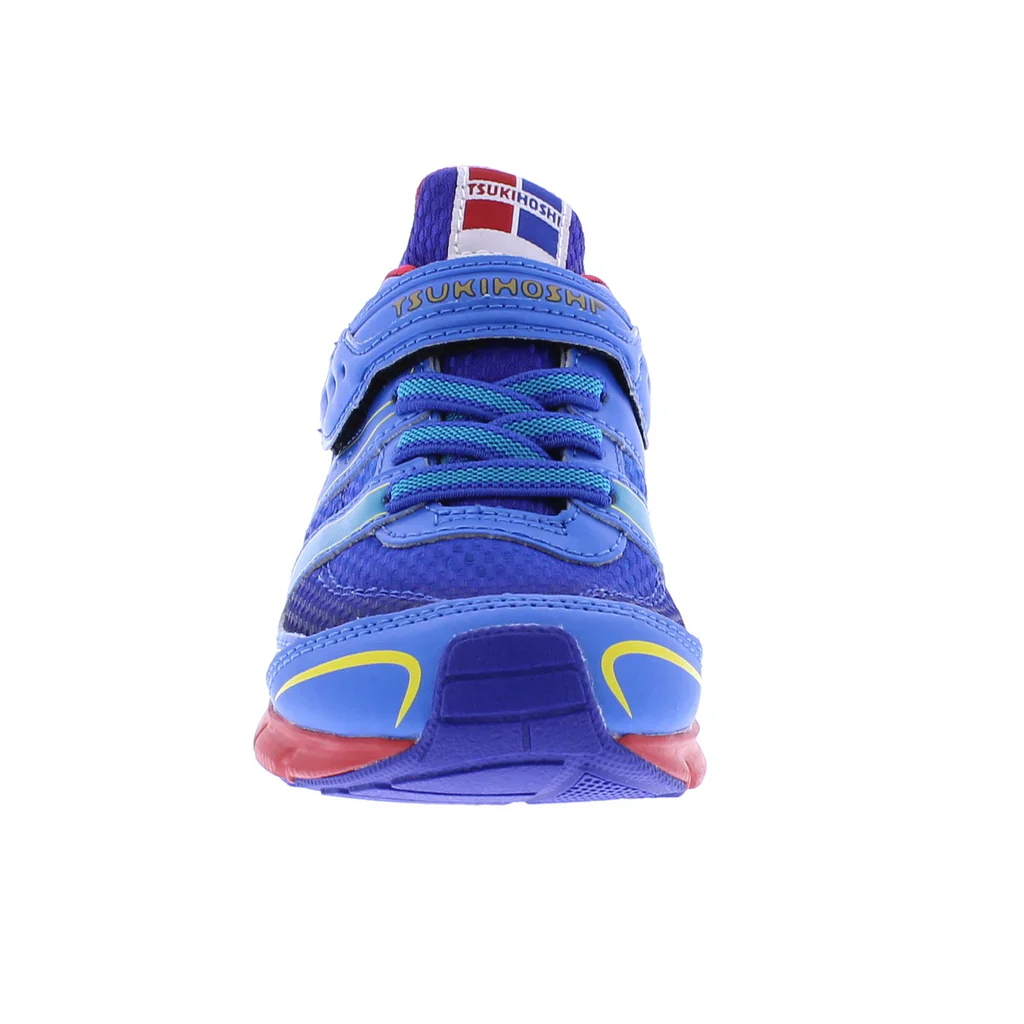 Tsukihoshi Child Velocity (Sizes 7 - 1) Sneaker - Blue/Red - Image 5