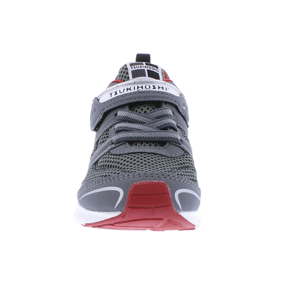 Tsukihoshi Youth Velocity (Sizes 1.5 - 7) - Gray/Red - Image 3