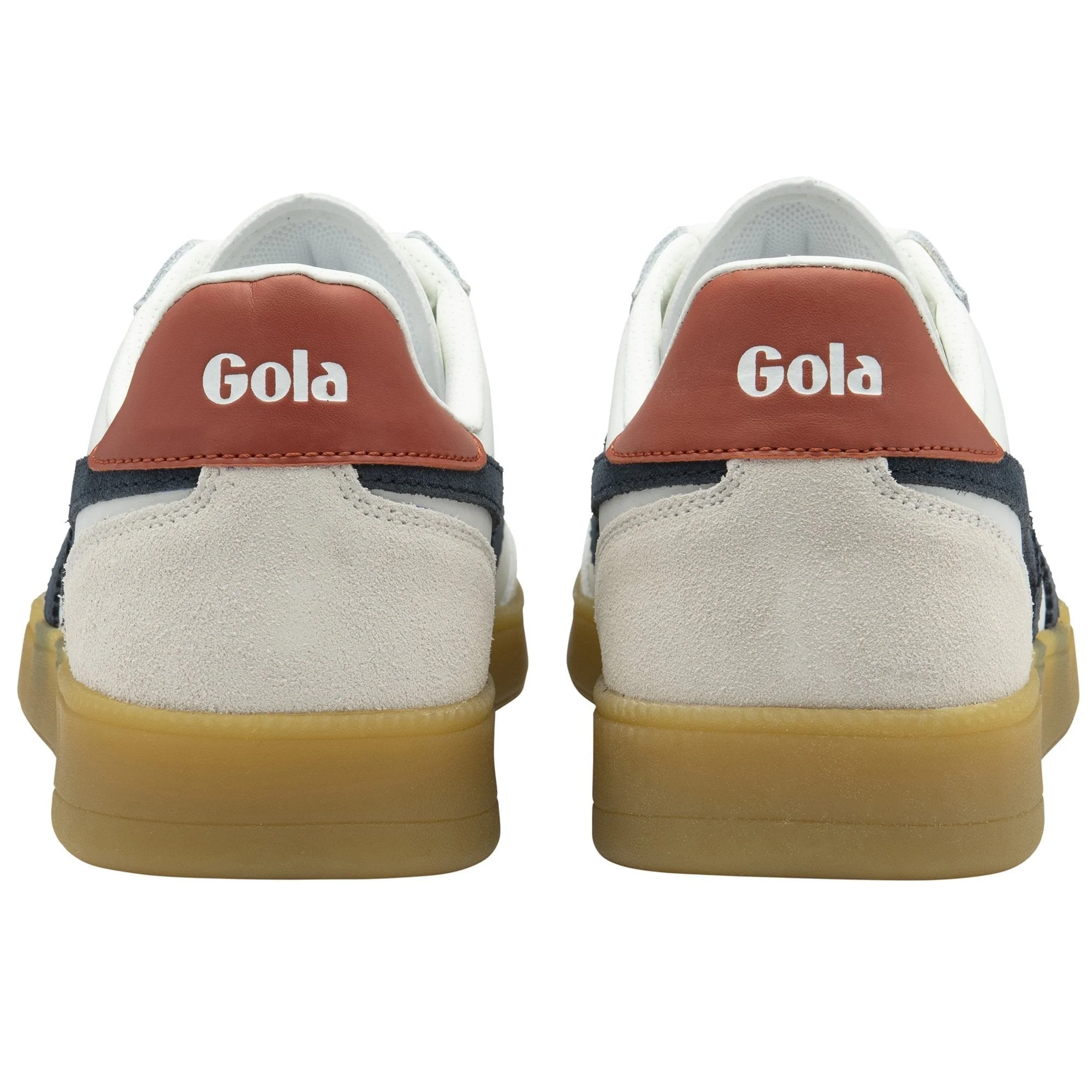 Gola Men's Viper Retro Leather Sneakers - White/Navy/Rust/Gum - Image 5